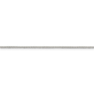 30" Sterling Silver 1.25mm Diamond-cut Snake Chain Necklace