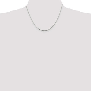 18" Sterling Silver 1.25mm Diamond-cut Snake Chain Necklace
