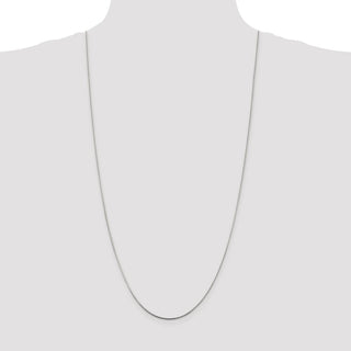 30" Sterling Silver 1.25mm Diamond-cut Snake Chain Necklace