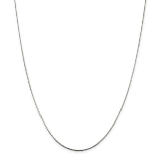 24" Sterling Silver 1.25mm Diamond-cut Snake Chain Necklace