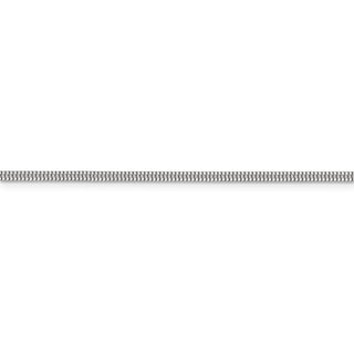 7" Sterling Silver 2mm Diamond-cut Snake Chain Bracelet