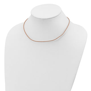 Sterling Silver 18inch 1.5mm Natural Leather Cord Necklace