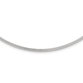Sterling Silver 2mm w/2 in Ext Cubetto Chain Necklace