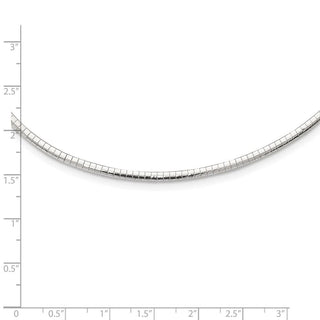 Sterling Silver 3mm Cubetto Necklace QG4222-16