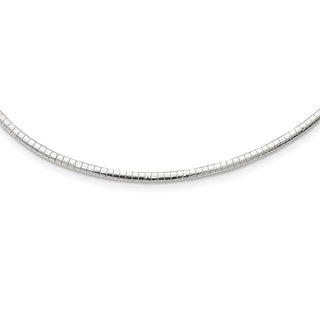 Sterling Silver 3mm Cubetto Necklace QG4222-16