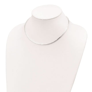 Sterling Silver 3.25mm w/2in. Ext Cubetto Chain Necklace