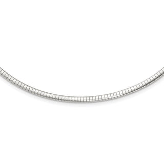 Sterling Silver 3.25mm w/2in. Ext Cubetto Chain Necklace