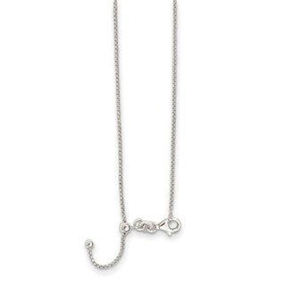 Sterling Silver Polished Adjustable Necklace QG5348