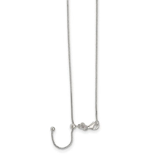Sterling Silver Polished Adjustable Necklace QG5352