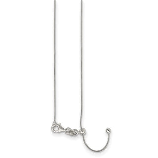 Sterling Silver Polished Adjustable Necklace QG5354