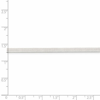 8" Sterling Silver 3mm Magic Herringbone Chain Bracelet