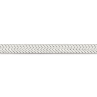 8" Sterling Silver 8.75mm Magic Herringbone Chain Bracelet