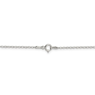 26" Sterling Silver 1.5mm Diamond-cut Cable Chain Necklace