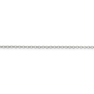30" Sterling Silver 1.75mm Diamond-cut Cable Chain Necklace