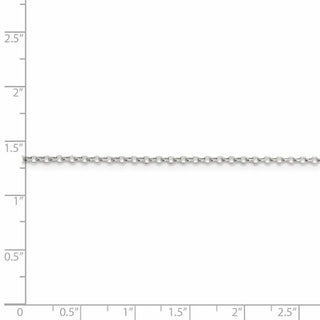 30" Sterling Silver 1.75mm Diamond-cut Cable Chain Necklace