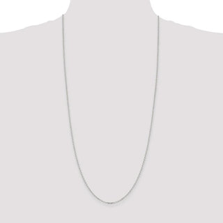 30" Sterling Silver 1.75mm Diamond-cut Cable Chain Necklace