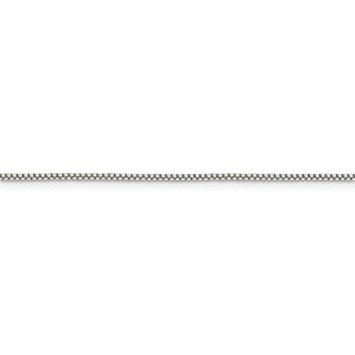 24" Sterling Silver 1.25mm Round Box Chain Necklace