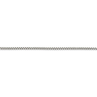 24" Sterling Silver 1.5mm Round Box Chain Necklace