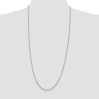 30" Sterling Silver 1.75mm Round Box Chain Necklace