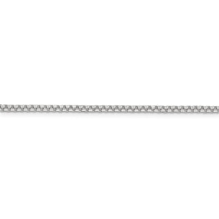 24" Sterling Silver 2mm Round Box Chain Necklace