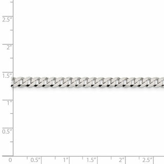 30" Sterling Silver 4.5mm Flat Curb Chain Necklace