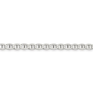 22" Sterling Silver 4.75mm Flat Anchor Chain Necklace