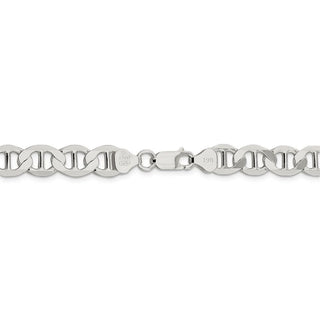 20" Sterling Silver 8.9mm Flat Anchor Chain Necklace
