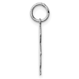 Sterling Engravable Boy Polished Front/Satin Back Disc Charm QM329/27