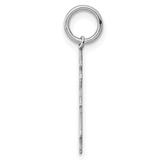 Sterling Engravable Girl Polished Front/Satin Back Disc Charm QM330/27