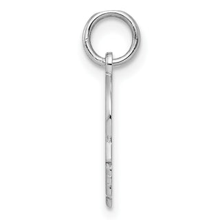 Sterling Silver Engravable Boy Polished Front/Satin Back Disc Charm QM348/35