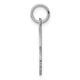 Sterling Silver Engravable Boy Polished Front/Satin Back Disc Charm QM352/35