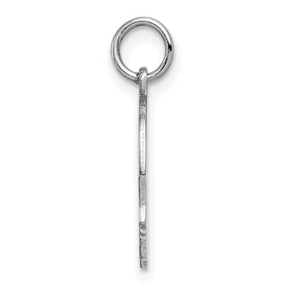 Sterling Silver Engravable Boy Polished Front/Satin Back Disc Charm QM354/35