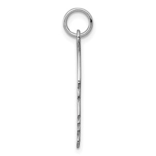 Sterling Engravable Boy Polished Front/Satin Back Disc Charm QM358/50