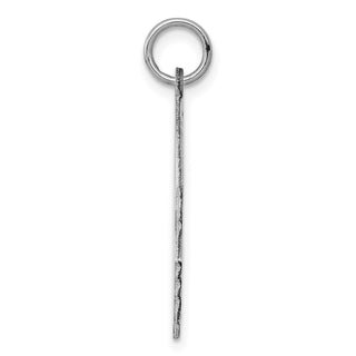 Sterling Silver Engravable Boy Polished Front/Satin Back Disc Charm QM363/27