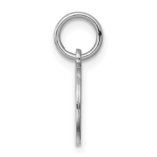 Sterling Silver Engravable Round Polished Front/Satin Back Disc Charm QM370/27