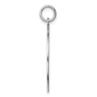 Sterling Silver Engravable Round Polished Front/Satin Back Disc Charm QM373/27