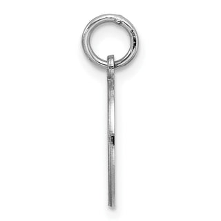 Sterling Engravable Round Polished Front/Satin Back Disc Charm QM379/27