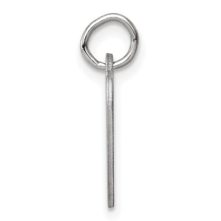 Sterling Engravable Heart Polished Front/Satin Back Disc Charm QM390/50