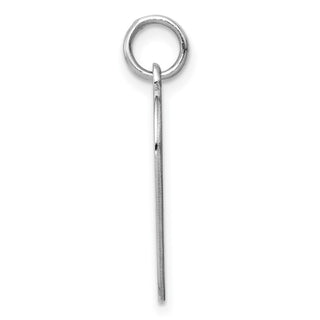 Sterling Engravable Heart Polished Front/Satin Back Disc Charm QM391/50