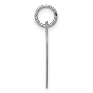 Sterling Silver Engravable Heart Polished Front/Satin Back Disc Charm QM397/18