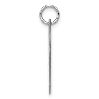 Sterling Silver Engravable Heart Polished Front/Satin Back Disc Charm QM398/27