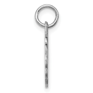 Sterling Silver Engravable Polished Front/Satin Back Disc Charm QM414/27