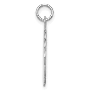 Sterling Silver Engravable Polished Front/Satin Back Disc Charm QM415/27