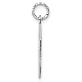 Sterling Silver Engravable Octagon Polished Front/Satin Back Disc Charm QM425/35