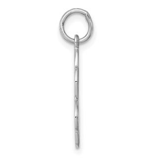 Sterling Silver Engravable Polished Front/Satin Back Disc Charm QM429/27