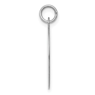 Sterling Engravable Oval Polished Front/Satin Back Disc Charm QM453/27