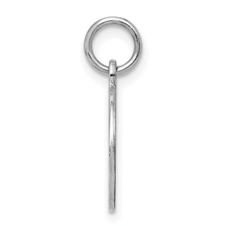 Sterling Silver Engravable Round Polished Front/Satin Back Disc Charm QM497/27