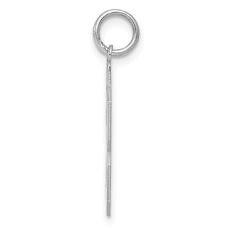 Sterling Silver Rhodium-plated Medium Polished Number 23 Charm