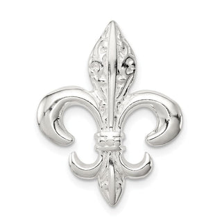 Sterling Silver Fleur De Lis Slide