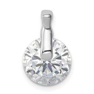 Sterling Silver Rhodium Plated CZ Pendant QP2650